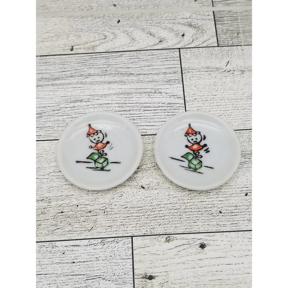 Miniature Tea Set JAPAN Girl with Jack in the Box Toy Teapot Cup Saucer mini - Picture 4 of 6